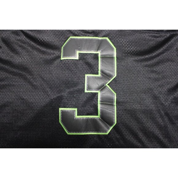 Nike NFL Players‎ On Field black Seahawks #3 Wilson short sleeve football jersey - Picture 16 of 16